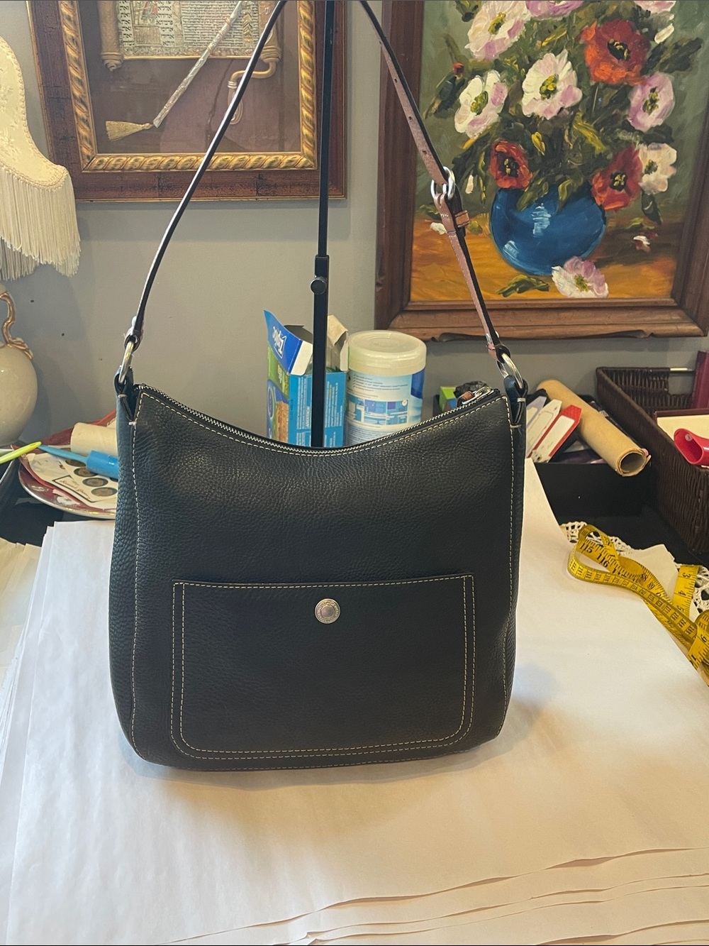 Coach Classic Black Leather Shoulder Bag -  Coach Chelsea Shoulder Bag Y2K